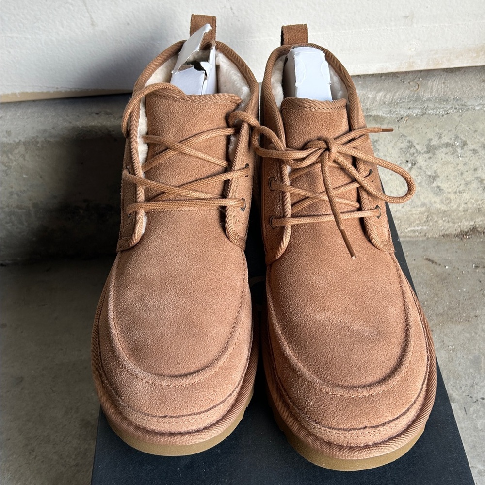 UGG Mens Neumel Boots Chestnut Size 10 Nwt - Picture 6 of 10